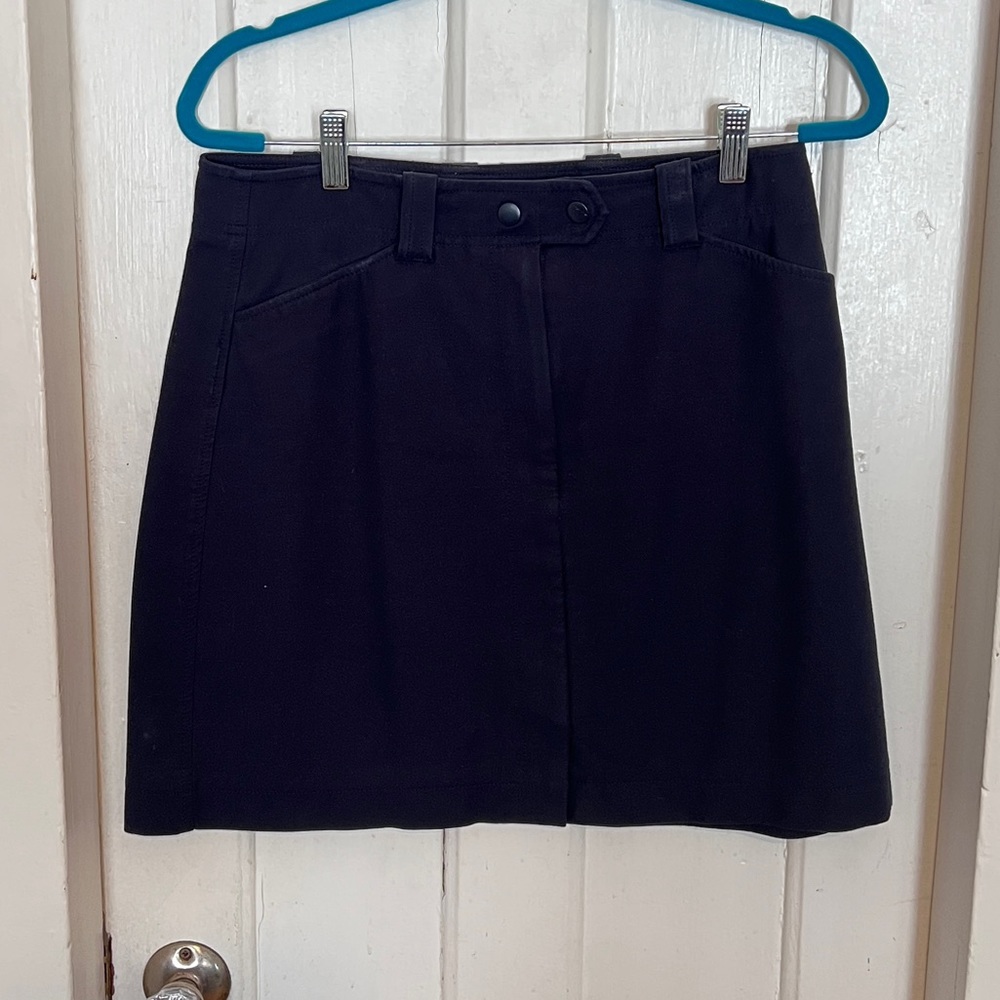 Loft navy blue mini skirt, size 6